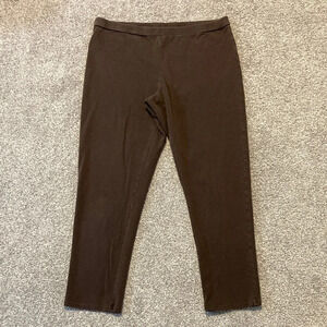 🌸 a.n.a. Brown Cropped Leggings L